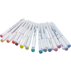 Shein 15pcs/Box Sparkle Glitter Highlighters Art Shimmer Marker Pens For Journaling, Painting, Scrapbooking & School Supplies