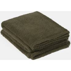 OHS Teddy Fleece Blanket Large Throw 200 x 240 cm Blankets Green (240x200cm)