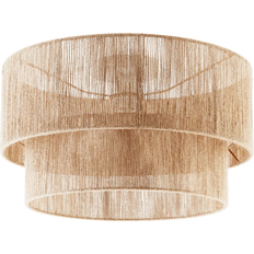 tectake Deckenleuchte Lignea Lux 40W Braun Pendelleuchte 45cm
