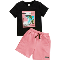 Shein Toddler Boys' Street-Style Casual Outfits