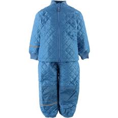 Ribbade muddar Vinterset Barnkläder CeLaVi Basic Thermo Set - Blue (3555-728)