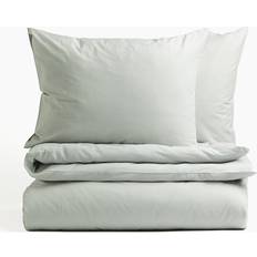 H&M Cotton Double King Set Duvet Cover Green (200x200cm)
