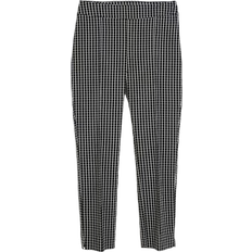 Checkered Trousers & Shorts River Island Check Capri Trouser Co-Ord - Black