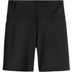 H&M Pocket-Detail Sports Cycling Shorts with DryMove - Black