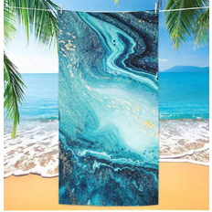 Polyester Guest Towels Shein Extra Large Beach Super Guest Towel Green (75x35cm)