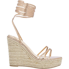 Shein Cuccoo Woman Champagne Strappy Sandals