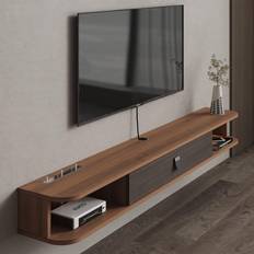 Tv bänk vägghängd Pmnianhua Vägghängd 140 cm TV-bänk 280x18cm