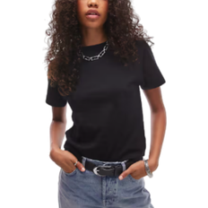 Topshop Shrunken Tee - Black