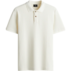 H&M Slim Fit Pikétröja - Vit