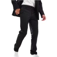 Slim Suit Trousers - Black
