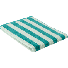Åhléns Home Randig Handduk 50x70 cm Badrumstextilier Grön Gästhandduk Grön, Vit (70x50cm)