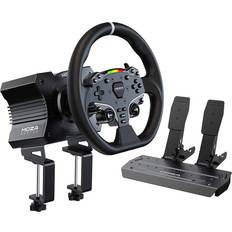PC Game Controllers Moza R5 Racing Simulator Wheel and Pedal Bundle