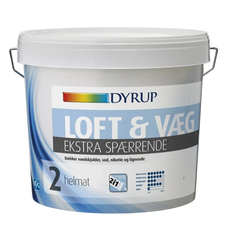 Sp�ærrende loftmaling Dyrup Loft Spærrende 4 Loftmaling Extra Barrier White 4.5L
