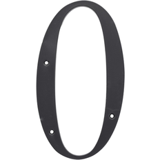 Hillman Black House Number 0 6-Inch Nail Plastic