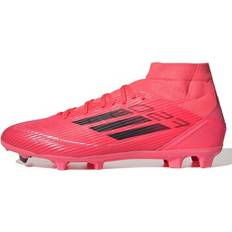 Rosa Fotbollsskor adidas F50 League Mid FG/AG - Röd/Svart/Silver