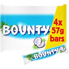 Bounty Coconut & Milk Chocolate Snack Bars Multipack 228g 4pcs 1pack