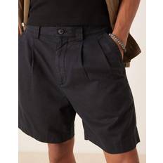 Abercrombie & Fitch Men Shorts Abercrombie & Fitch 9 Pleated Short Black