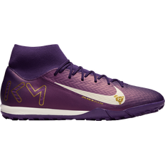 Mbappe støvler Nike Mercurial Superfly 10 Academy Kylian Mbappé TF High-Top - Grand Purple/Pale Ivory