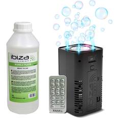 Partymaskiner Ibiza LED Batteridrevet Sæbeboblemaskine