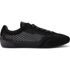 Kurt Geiger Black Trainers Kurt Geiger KG London Listen Suede Embellished Trainers - Black