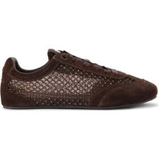 Kurt Geiger Brown Trainers Kurt Geiger London Listen Suede Embellished Trainers - Brown