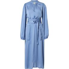 Lollys Laundry Kjoler Lollys Laundry Paris Midi Dress - Blue