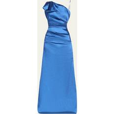 Evening Gowns - Men Dresses Teri Jon One-Shoulder Stretch Gazar Gown - Royal Blue