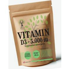 Mother Nature Vitamin D3 5000IU Softgel Clean Natural Capsules