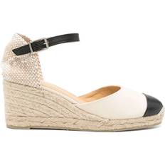 Dame - Hvid Espadrillos Castañer Kile Sandaler Til Kvinder - Beige