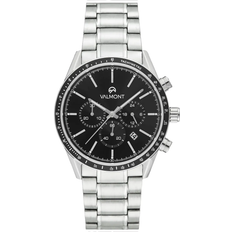 Chrono V01.103.11.02.00 Herre 42 mm Analog Kvarts Black 22 mm