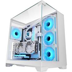 Datorchassin Mars Gaming ATX Semi-Tower Chassi MCVISIONW