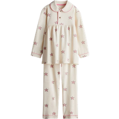 H&M Jente Mønstret Bomullspyjamas - Beige