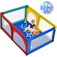 Speelboxen Costway Babybox Met 50 Speelballen En 2 Deuren