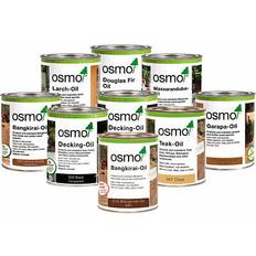 Osmo Grey Paint Osmo Exterior Wood Decking Oil 750ml 2.5 Litres 11 Colour Shades Grey