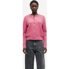 Samsøe Samsøe Koftor Samsøe Samsøe Kofta 'Nor Short Cardigan - Rose Wine