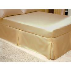 Valance Sheets Belledorm Plain Dye 200 Thread Count Egyptian-Quality Cotton Platform Papyrus Super King Valance Sheet