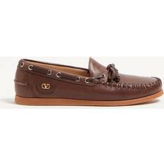 Valentino Garavani Herre Sko Valentino Garavani Palm Avenue Buffalo Boat Shoe - Bark Brown
