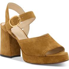 Valentino Garavani Dame Hjemmesko & Sandaler Valentino Garavani Fawcette Platform Sandal - Havana Beige
