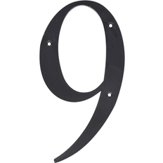 Hillman Nailon Number 9 6 in Black Plastic Nail-On Number 9 Pack of 3