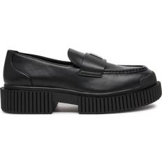Moccasins Armani Exchange Leather Loafers With Logo