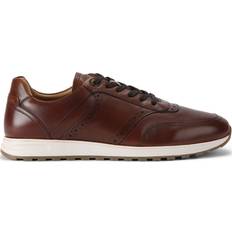 Kurt Geiger Brown Trainers Kurt Geiger Blaze Hybrid Leather Trainers - Tan