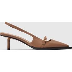 ATP Atelier Mira Hazelnut Nappa Slingbacks - 36