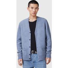 AllSaints Cardigans AllSaints Renn Alpaca Wool Blend Cardigan - Blue