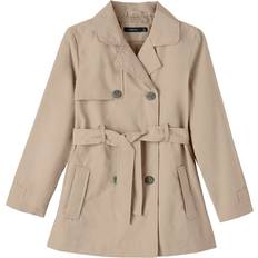 Återvunna material Jackor Name It Savannah Tan Madelin Trenchcoat Noos - Savannah Tan