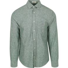 Gant Shirt Linen - Green