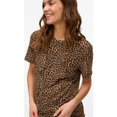 Leopard Overdele Mamalicious Mlnaia Graviditetstop - Brun