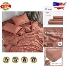 Viscose Bed Sheets Sijo DOZ Set 3pc 2 Pillowcases 1 Fitte Bed Sheet