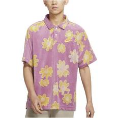 Nike Multicoloured Shirts Nike Sportswear Lapel Flowers Printing Short Sleeve Shirt - Multicolor