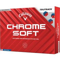 Callaway Chrome Soft Premium Tour Golf Ball 2024 White True Track