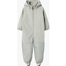 Name It Softshelloveraller Barnkläder Name It Softshell Suit H Magic Fo Tb - Grön